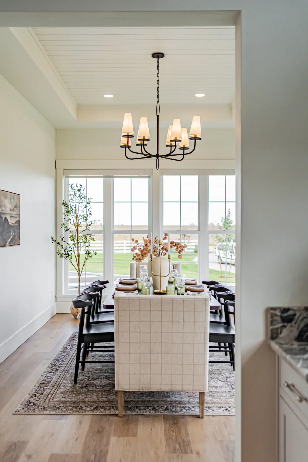 Staged great room