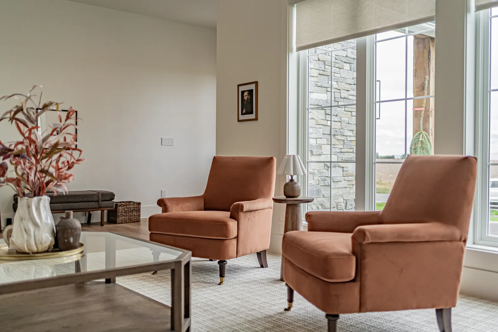 A living room staged by Style House